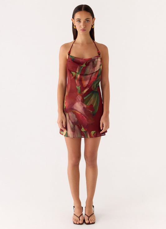 Camilla Cowl Mini Dress - Cuba Cuba