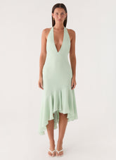 Darline Midi Dress - Pistachio