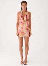 Jonna Mini Dress - Botanic Cheetah