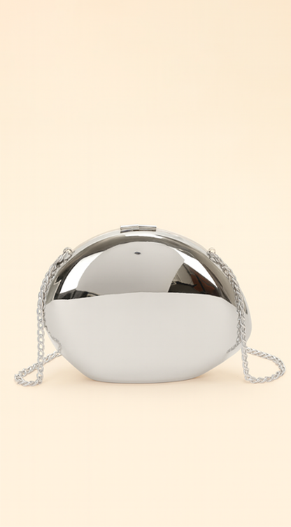 Metal Clutch - Silver