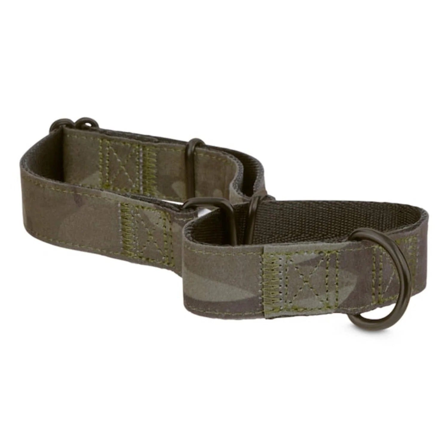 Adjustable Camo Martingale Dog Collar for Medium Dogs, Soft Durable Walking Control Strap