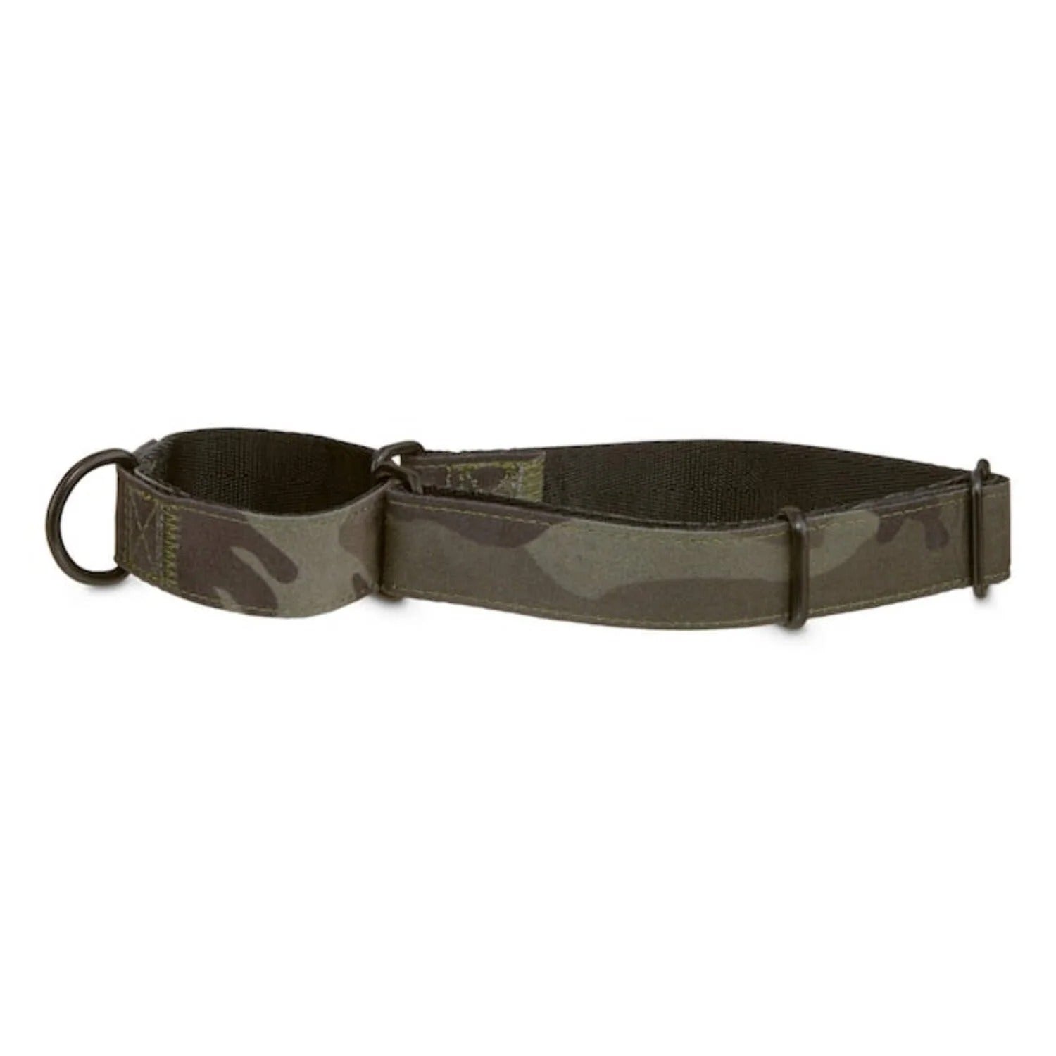 Adjustable Camo Martingale Dog Collar for Medium Dogs, Soft Durable Walking Control Strap