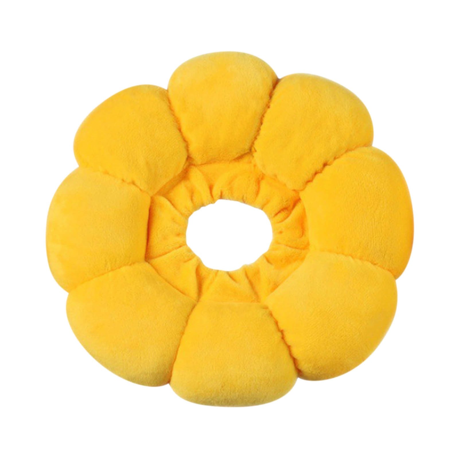 Sunflower Cat Recovery Collar, Soft Cotton Protective Cone for Cats, Adjustable Licking-Proof, Biting-Proof, and Scratching-Proof Post-Surgery and Wound Healing Collar for Kitty Comfort