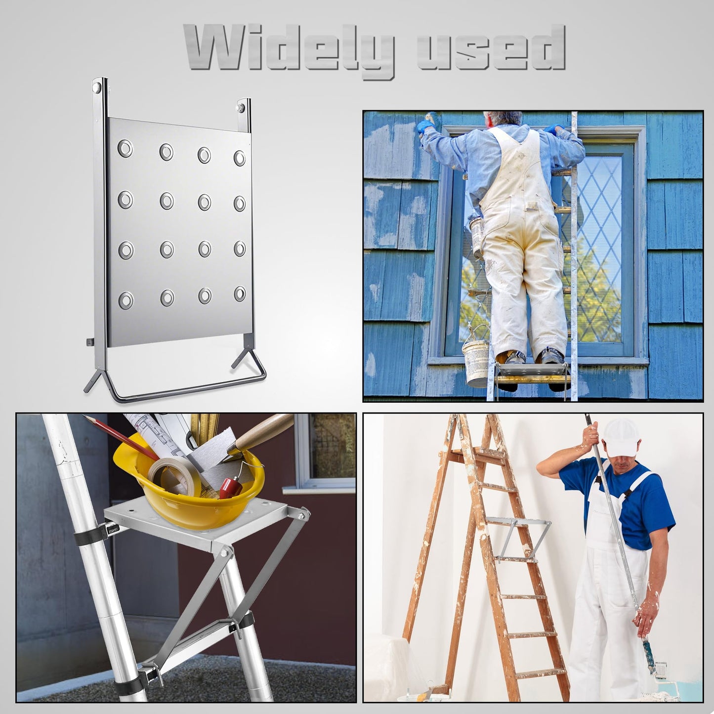 Ladder Work Platform with Tool Tray