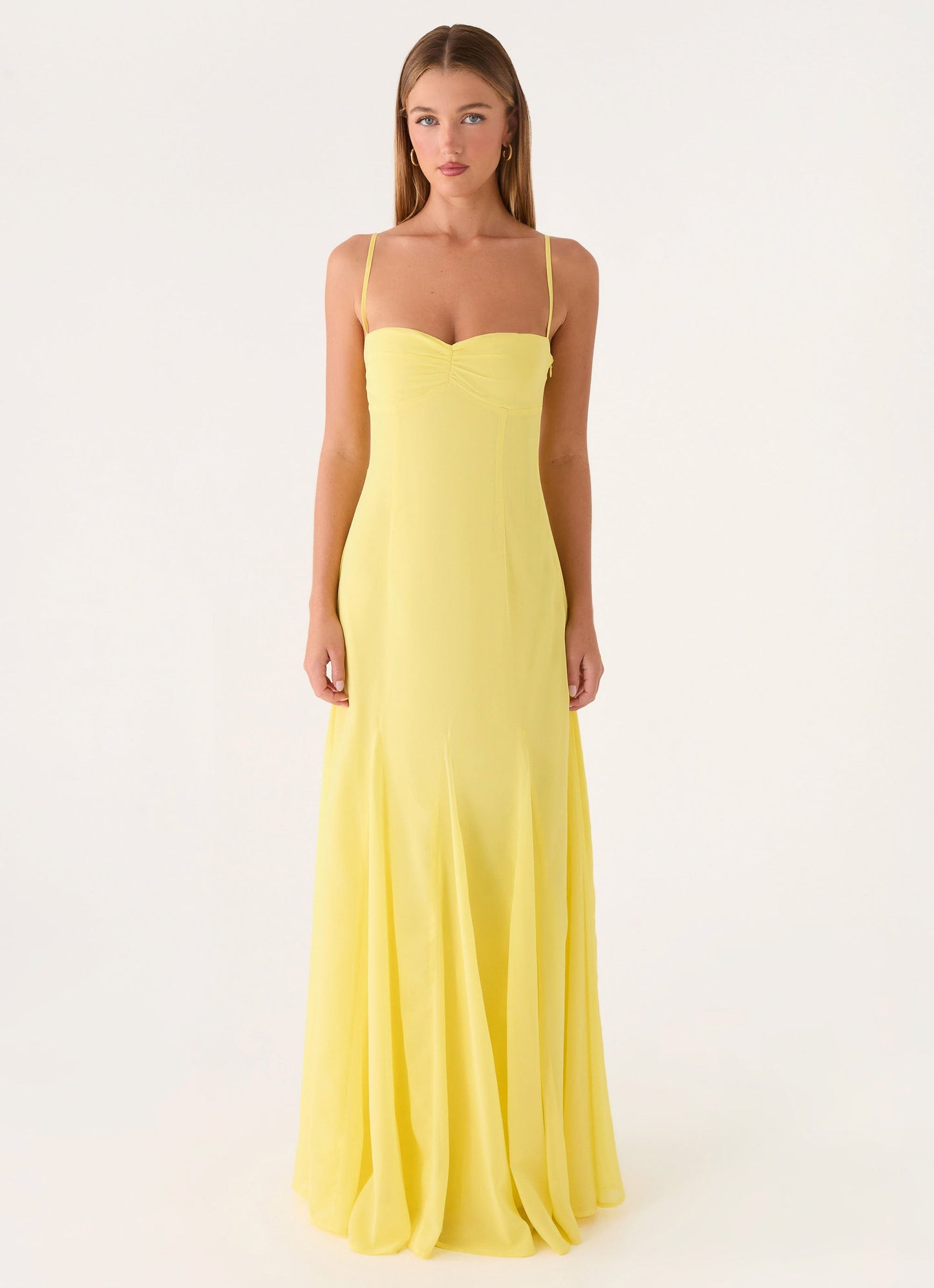 Carlin Maxi Dress - Bright Lemon
