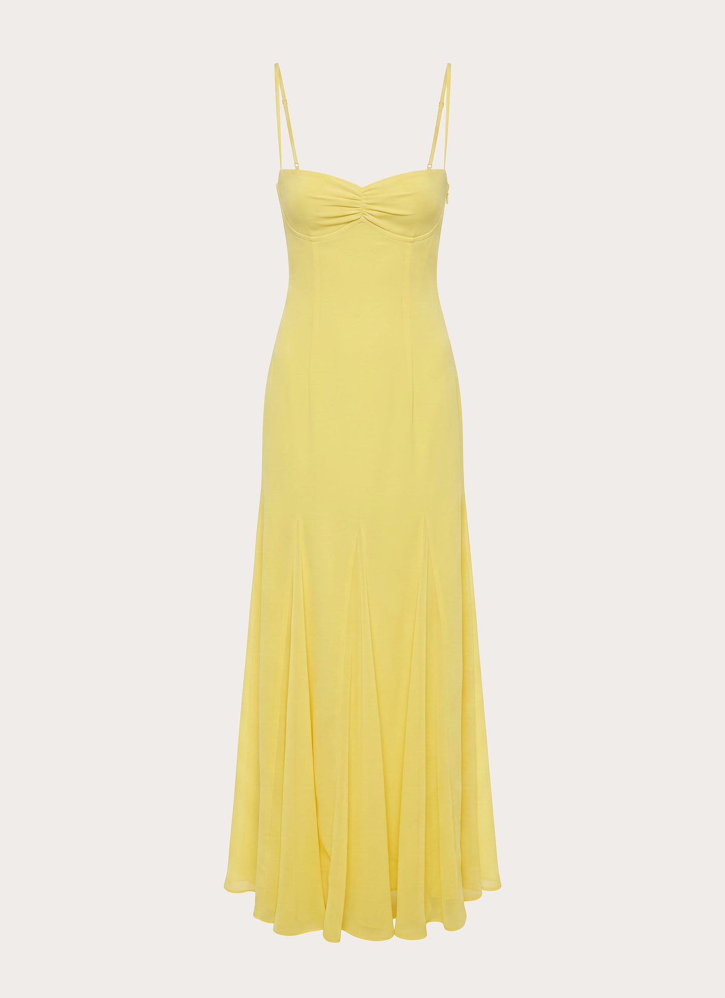 Carlin Maxi Dress - Bright Lemon