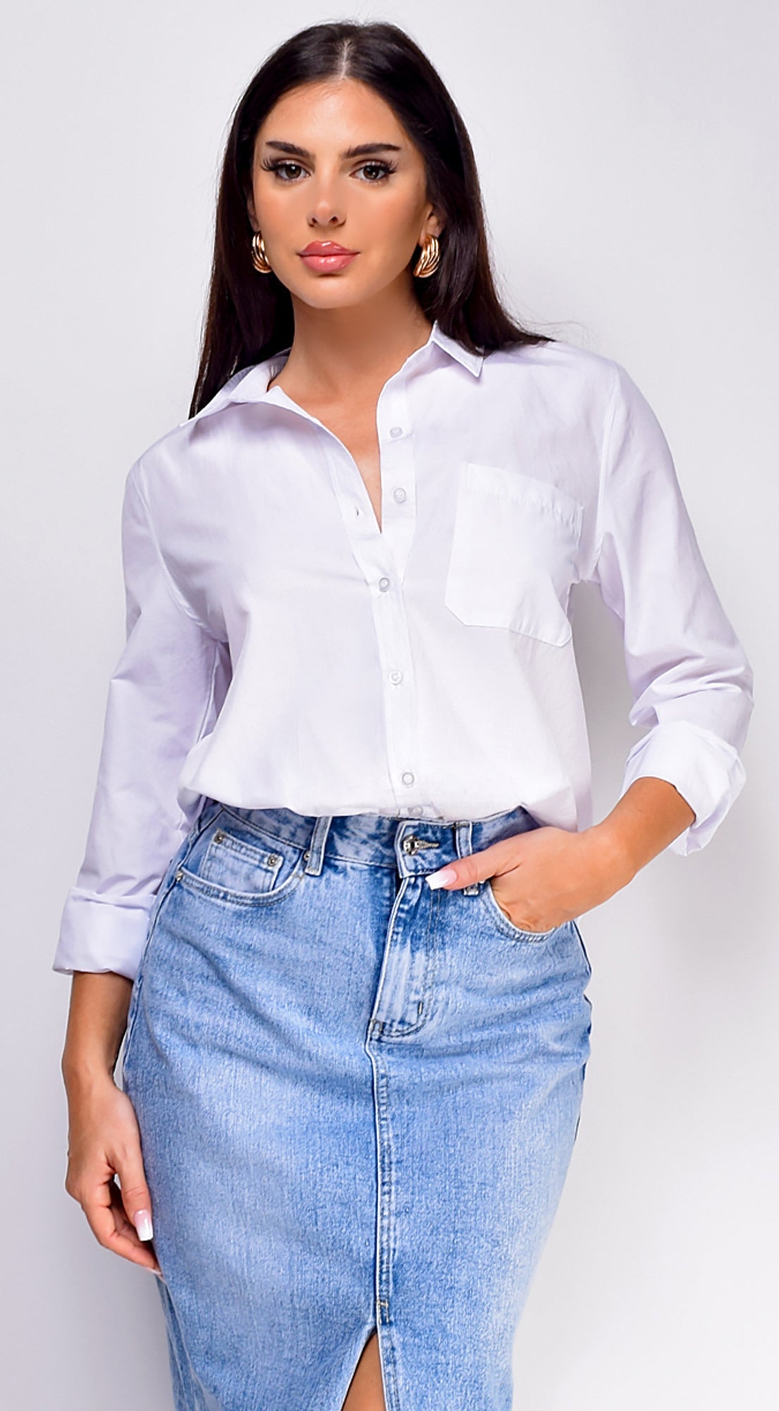 Juniper Classic Button Down Shirt - Off White