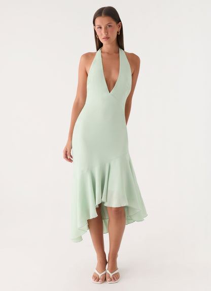Darline Midi Dress - Pistachio