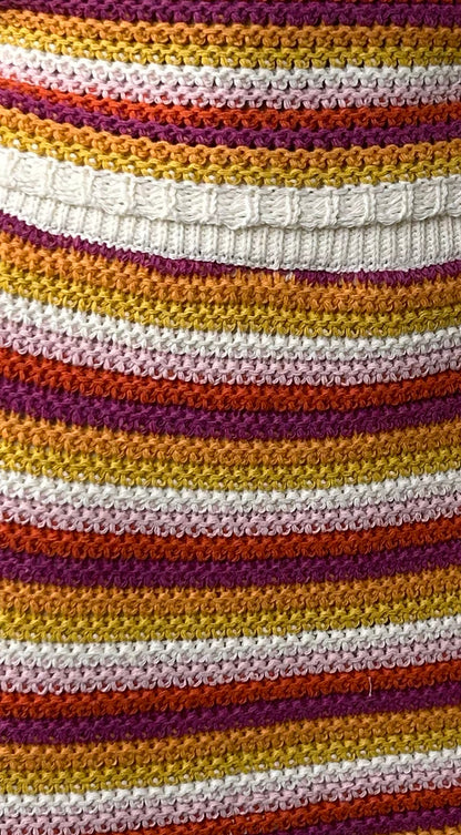 Ibella Halter Crochet Set - Orange Multi