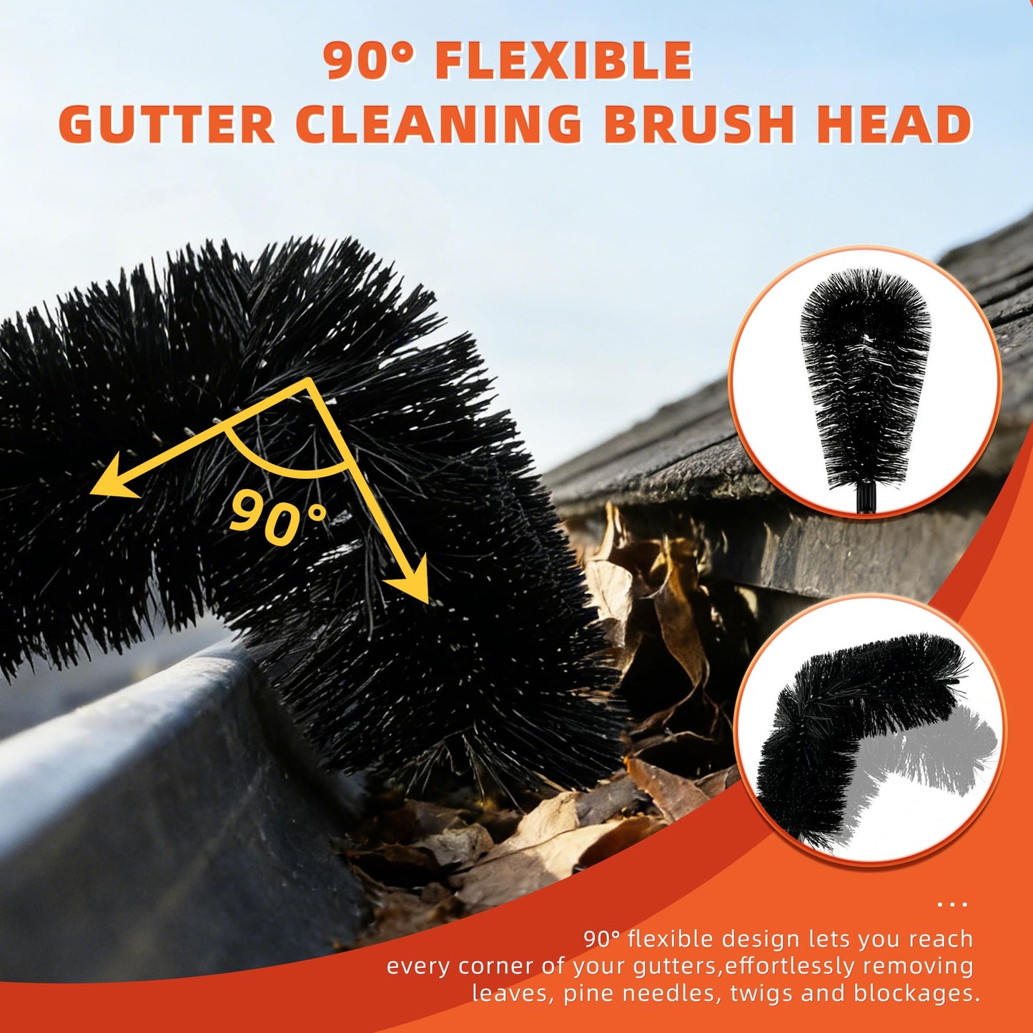 Gutter Cleaning Tool with Telescopic Pole
