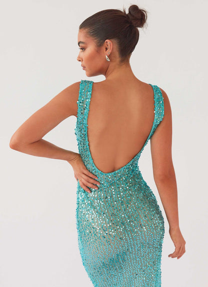 Sweet Essence Maxi Dress - Crystal