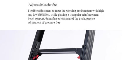 Telescopic Multi-Purpose Folding Ladders – Professional Grade, Adjustable【Maximum load:175KG】